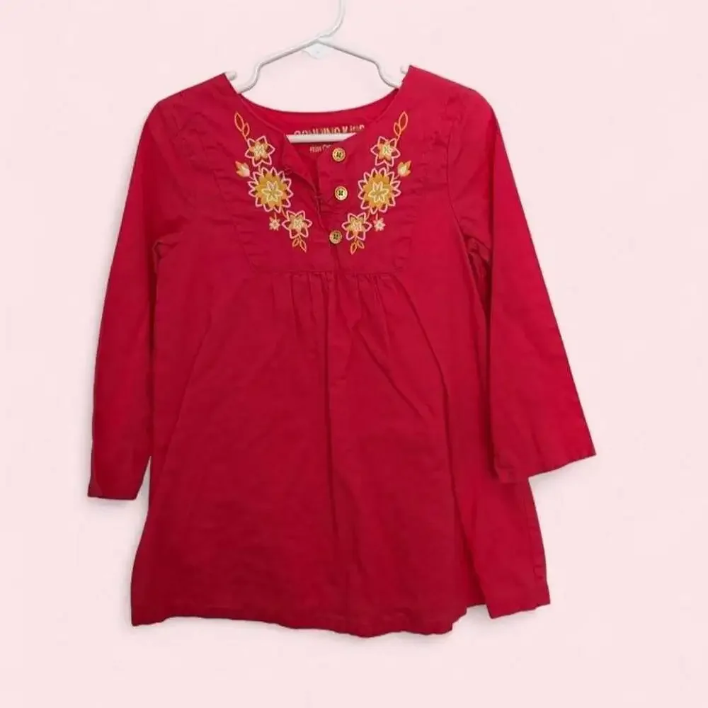 OshKosh B'gosh Floral Embroidered Dress Size 4T